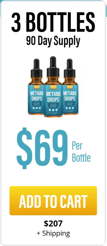 Metabo Drops - 3 Bottles